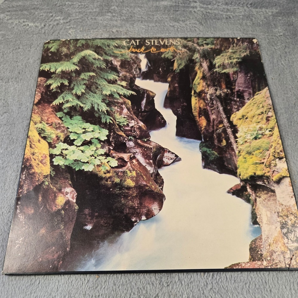 Cat Stevens Back to Earth Vinyl LP 1978 A&M Records SP-4735 Folk Rock Record
